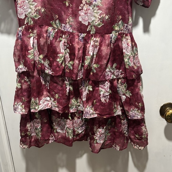 LOVESHACKFANCY cats mini silk blend floral dress - Picture 5 of 8